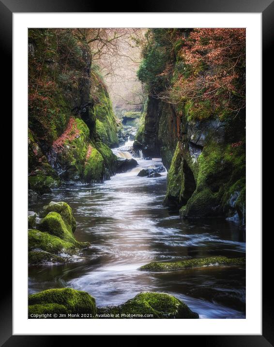 The Fairy Glen Framed Mounted Print by Jim Monk
