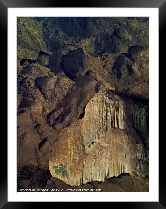 Rock formation Framed Mounted Print by Raymond Evans