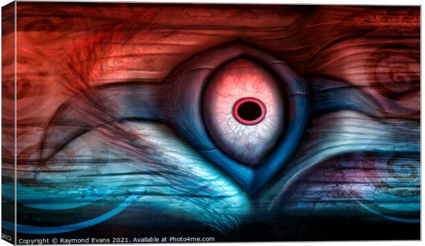 Abstract eye Canvas Print by Raymond Evans