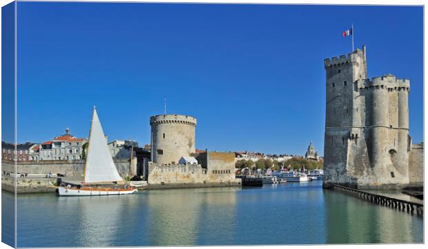 Vieux-Port at La Rochelle, France Canvas Print by Arterra 