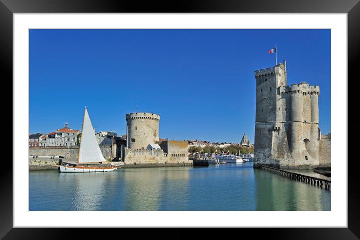 Vieux-Port at La Rochelle, France Framed Mounted Print by Arterra 