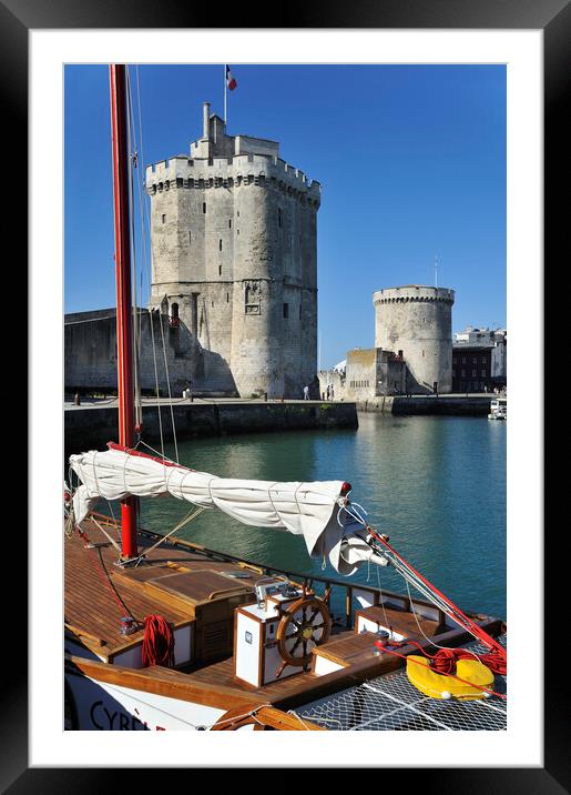 Tour de la Chaîne at La Rochelle, France Framed Mounted Print by Arterra 