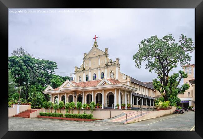 Bejai Church, Mangalore Framed Print by Lucas D'Souza