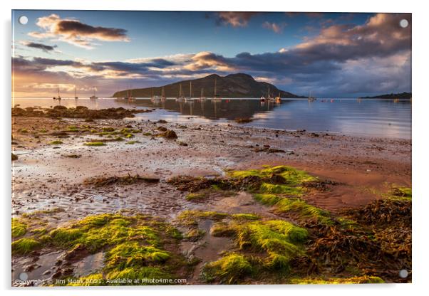 Lamlash Bay, Isle Of Arran Acrylic by Jim Monk