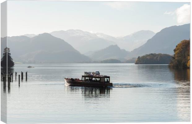 Derwent Water, Cumbria Canvas Print by Andrew Sharpe