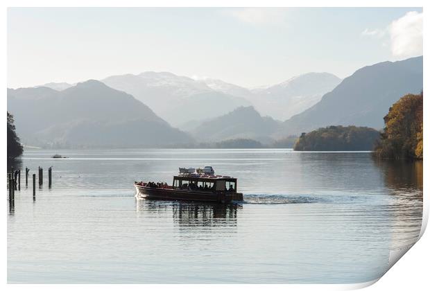 Derwent Water, Cumbria Print by Andrew Sharpe