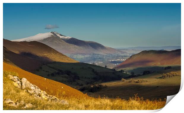 Newlands Pass, Cumbria Print by Andrew Sharpe