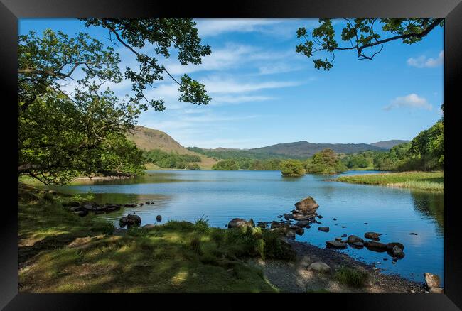Rydal Water Framed Print by Andrew Sharpe
