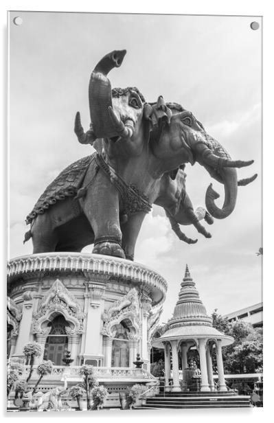 Erawan museum in Bangkok Thailand Southeast Asia Acrylic by Wilfried Strang