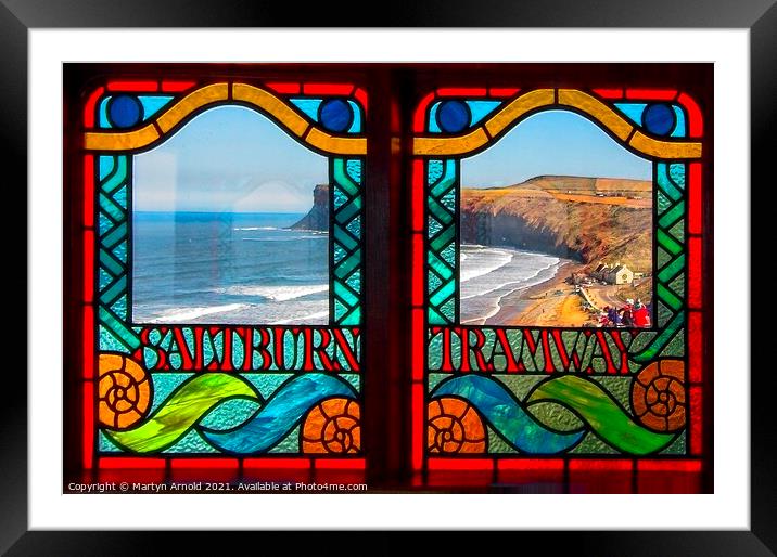 Saltburn by the Sea  Framed Mounted Print by Martyn Arnold