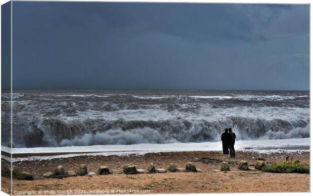 Storm Approaching in Dorset Canvas Print by Philip Gough