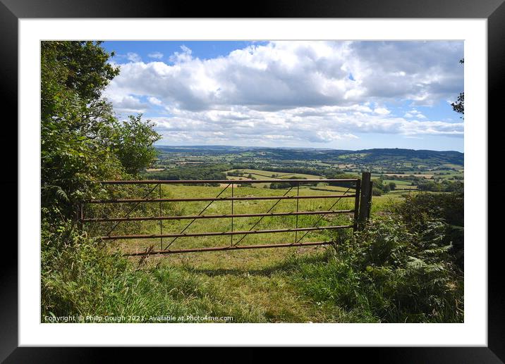 Dorset Views Framed Mounted Print by Philip Gough