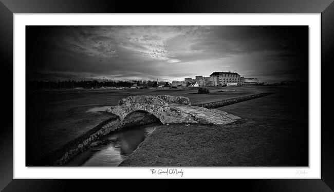 The Grand Old Lady. St Andrews golf course, Scotland Framed Print by JC studios LRPS ARPS