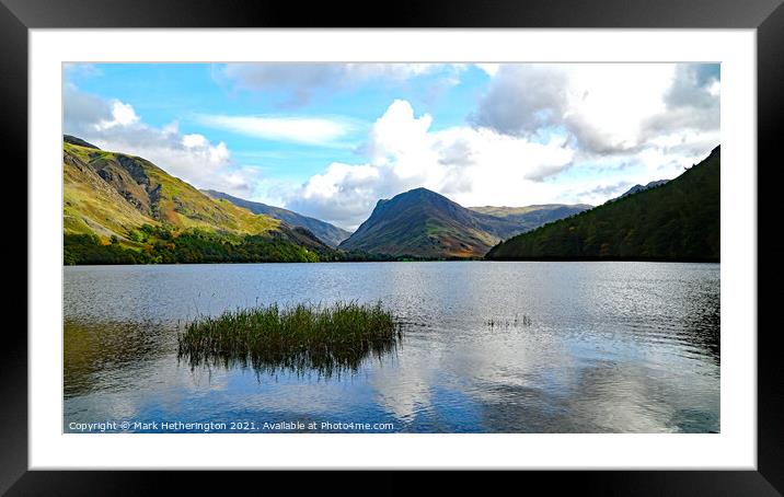 Buttermere and Fleetwith Pike Framed Mounted Print by Mark Hetherington
