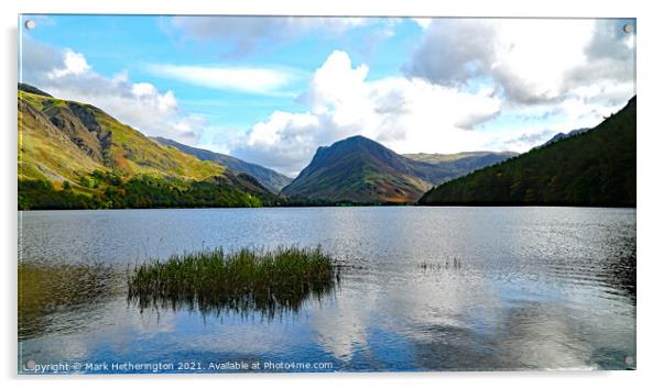 Buttermere and Fleetwith Pike Acrylic by Mark Hetherington