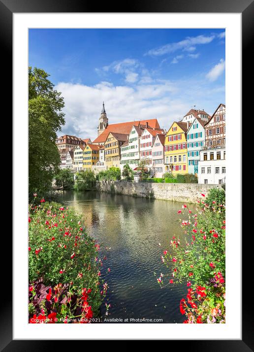 GERMANY Picturesque Tuebingen Neckar Front Framed Mounted Print by Melanie Viola