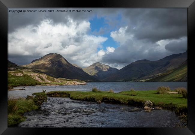 Wastwater Countess Beck Framed Print by Graham Moore