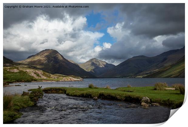 Wastwater Countess Beck Print by Graham Moore