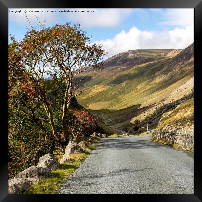Honister Pass Framed Print by Graham Moore