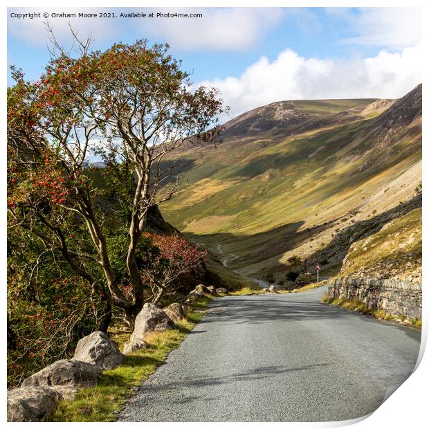Honister Pass Print by Graham Moore