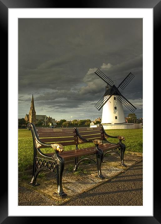 Stormy Skies At Lytham Framed Mounted Print by Jason Connolly