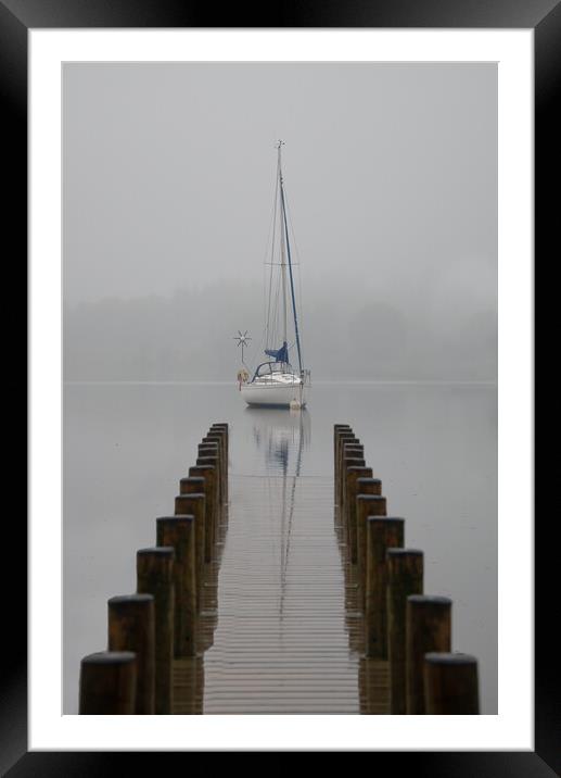 Windermere Framed Mounted Print by Alan Tunnicliffe