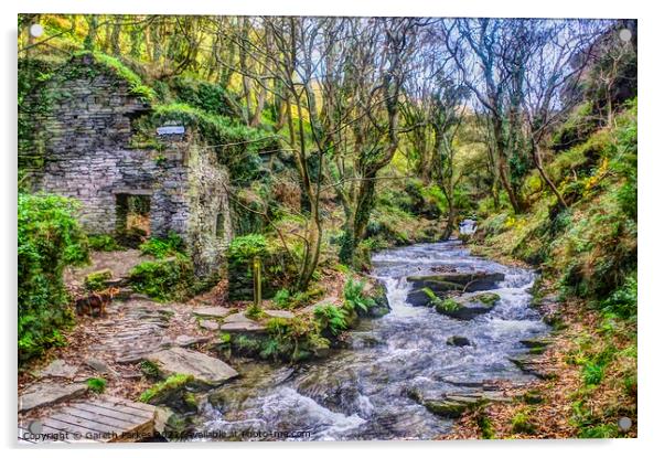 Trethevy Mill Acrylic by Gareth Parkes