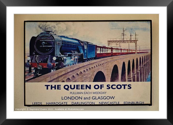 Queen if Scots Framed Mounted Print by Raymond Evans