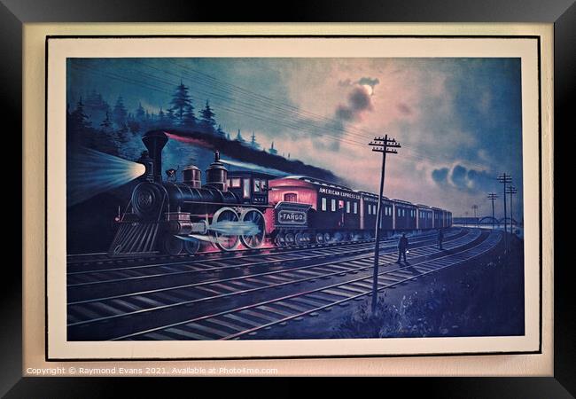 Fargo Express  Framed Print by Raymond Evans