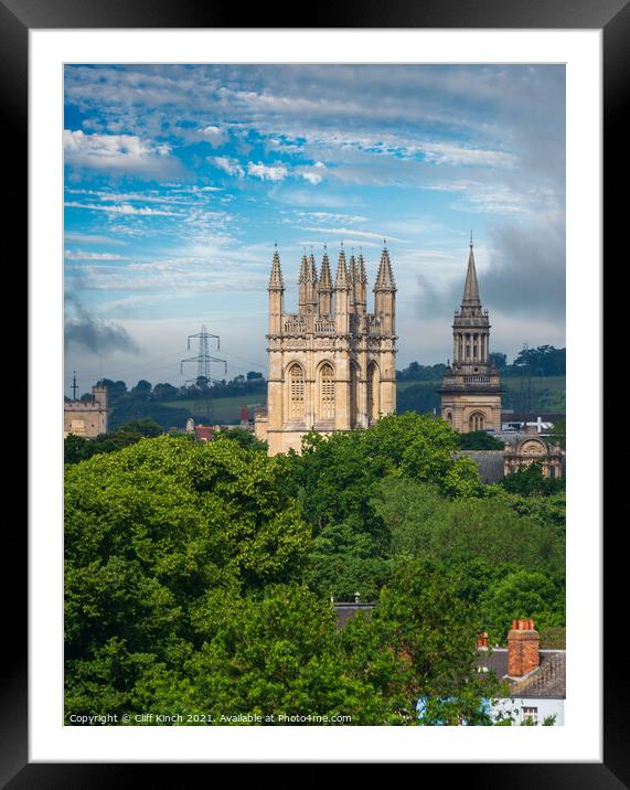 Dreaming Spires of Oxford Framed Mounted Print by Cliff Kinch
