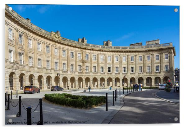 The Buxton Crescent Acrylic by Keith Douglas