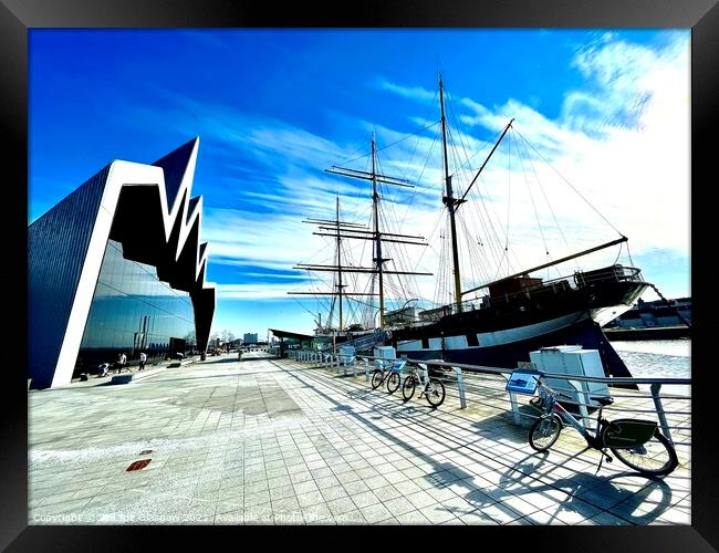 Tallship Glenlee   Framed Print by Stu Art Glasgow