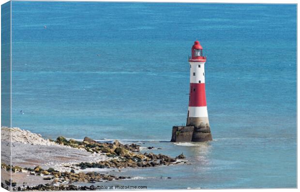 Beachy Head Lighthouse Canvas Print by Gareth Parkes