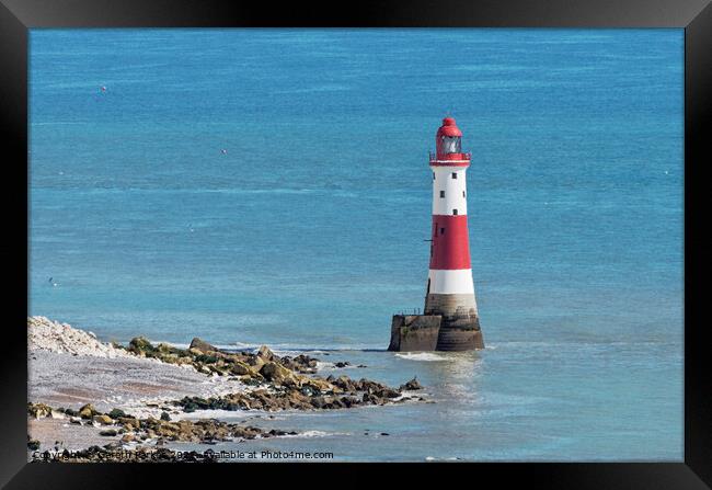 Beachy Head Lighthouse Framed Print by Gareth Parkes