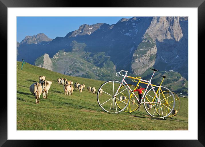 Col d'Aubisque, Pyrenees Framed Mounted Print by Arterra 