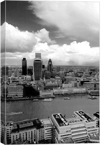 London Skyline Cityscape England Canvas Print by Andy Evans Photos