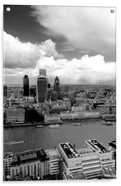 London Skyline Cityscape England Acrylic by Andy Evans Photos