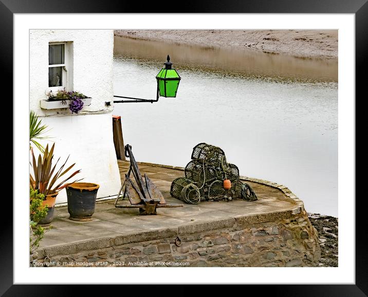 Quayside Framed Mounted Print by Philip Hodges aFIAP ,