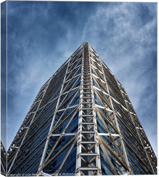 Top of Building Canvas Print by Luis Pina