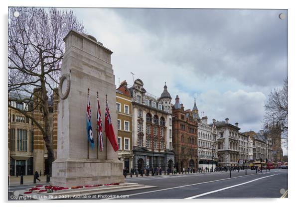 Cenotaph War Memorial London Acrylic by Luis Pina