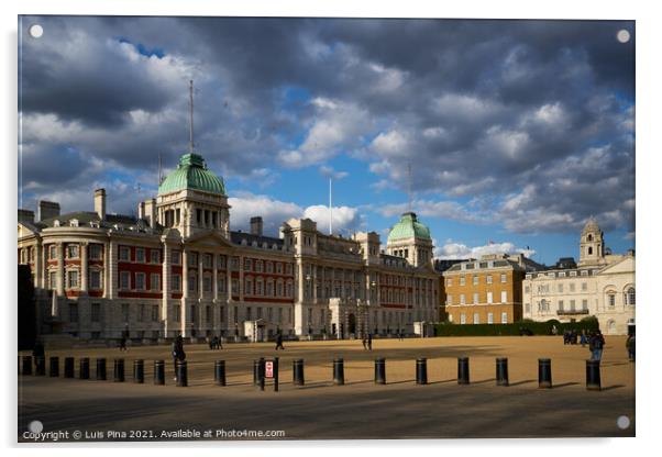 Horse Guards Palace Acrylic by Luis Pina