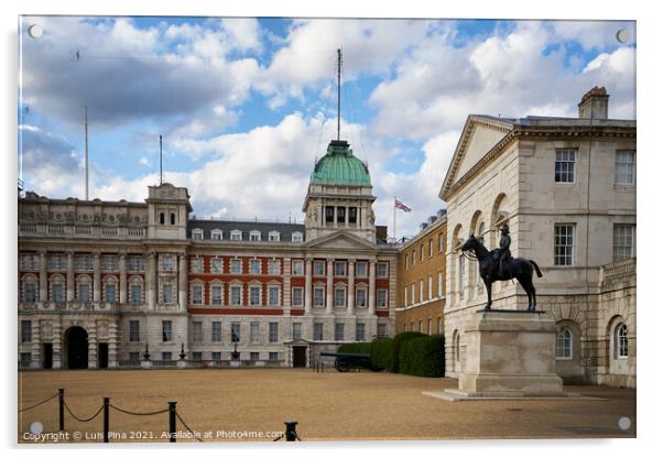 Horse Guards Palace Acrylic by Luis Pina