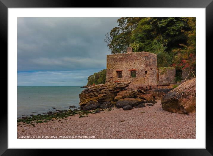 Elberry Cove  Framed Mounted Print by Ian Stone