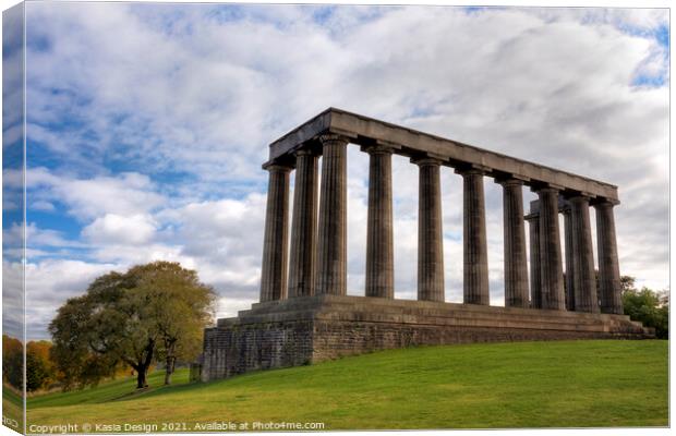 National Monument of Scotland, Edinburgh Canvas Print by Kasia Design