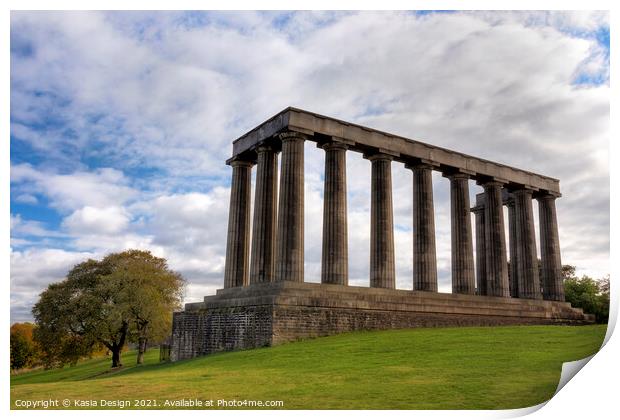National Monument of Scotland, Edinburgh Print by Kasia Design