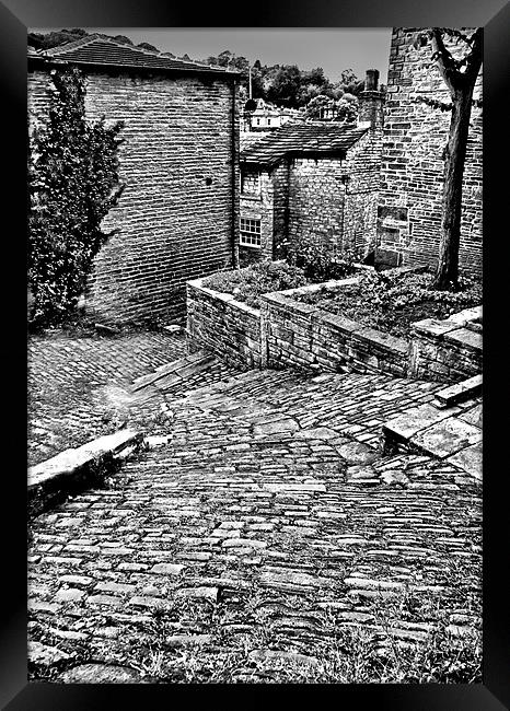 Back Alley, Holmfirth Framed Print by Sandi-Cockayne ADPS