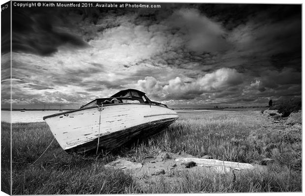 Abandoned Canvas Print by Keith Mountford