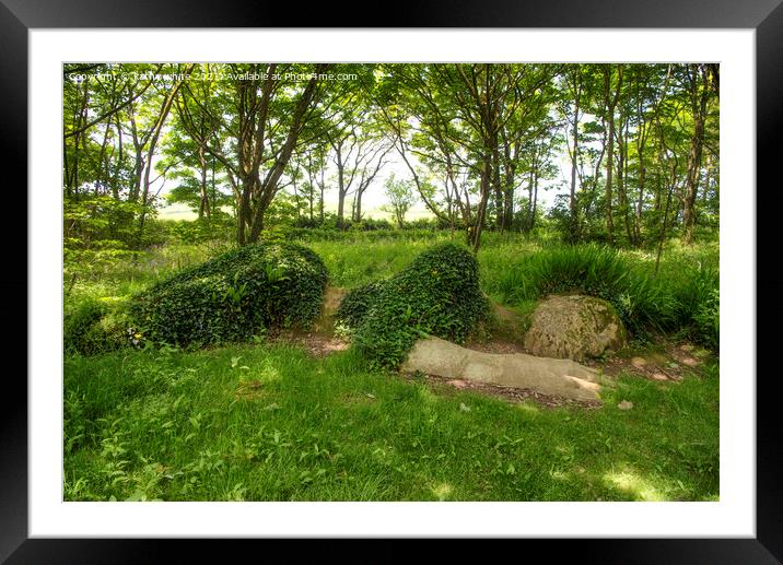The Mud Maid  Lost Gardens of Heligan Framed Mounted Print by kathy white