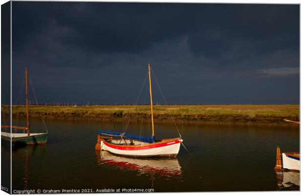 The Calm Before The Storm Canvas Print by Graham Prentice