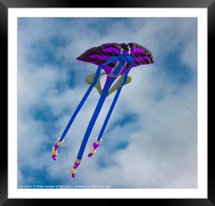 Monster Kite Framed Mounted Print by Philip Hodges aFIAP ,